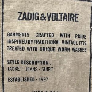 Zadig and Voltaire Jacket